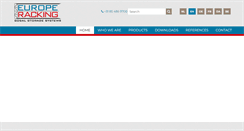 Desktop Screenshot of europe-racking.com